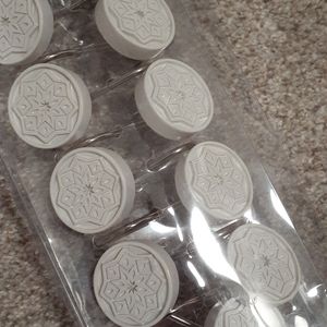 Shower curtain hooks